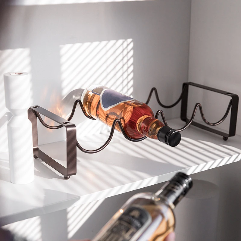 Wine Bottle Size - Креативная винная полка в скандинавском стиле