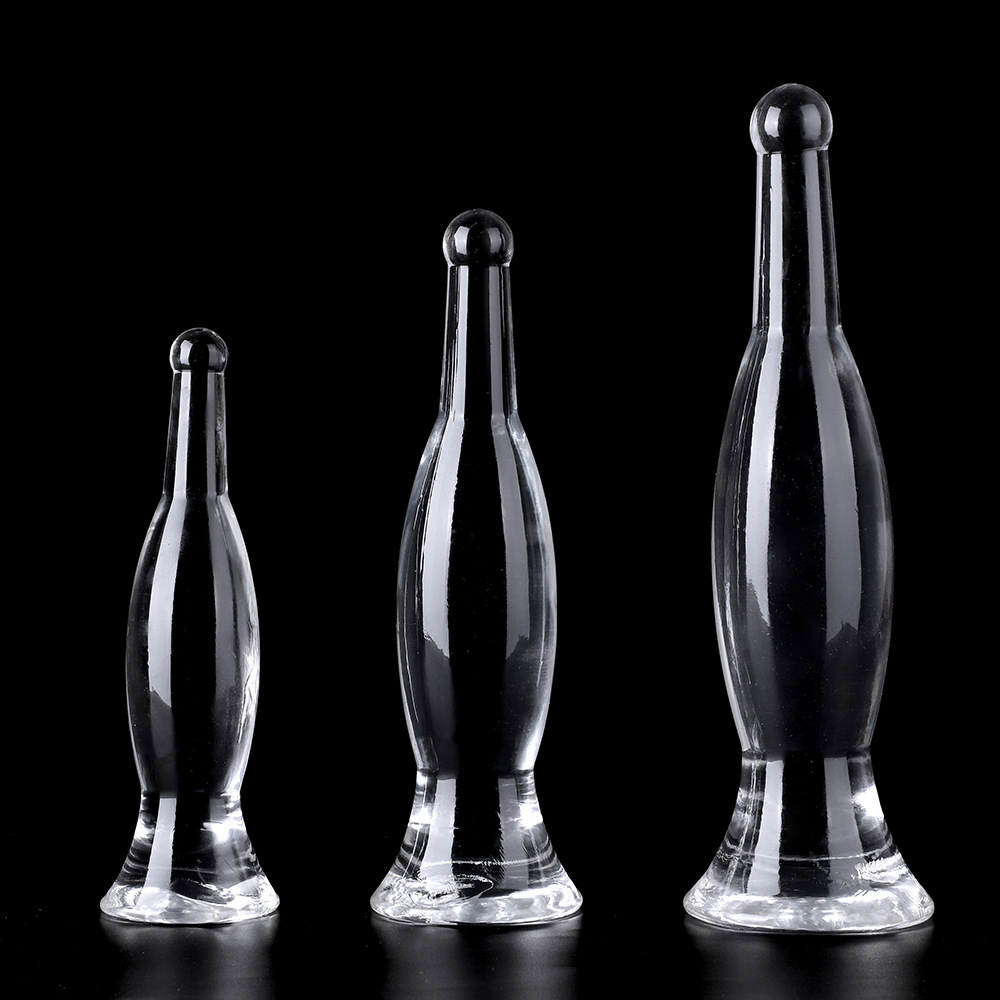 Wine Bottle Size - Анальная пробка-дилдо из мягкого ТПЭ в