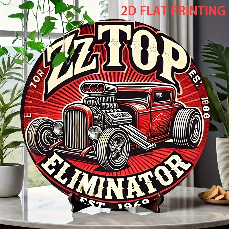 Wine Tag Label - 2D Flat, 1 шт. ZZ Top