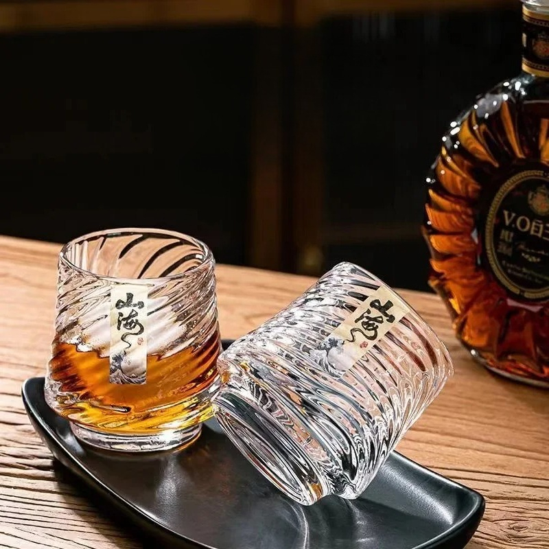Wine Whiskey Beer - Набор стеклянных стаканов для виски Shanhai: