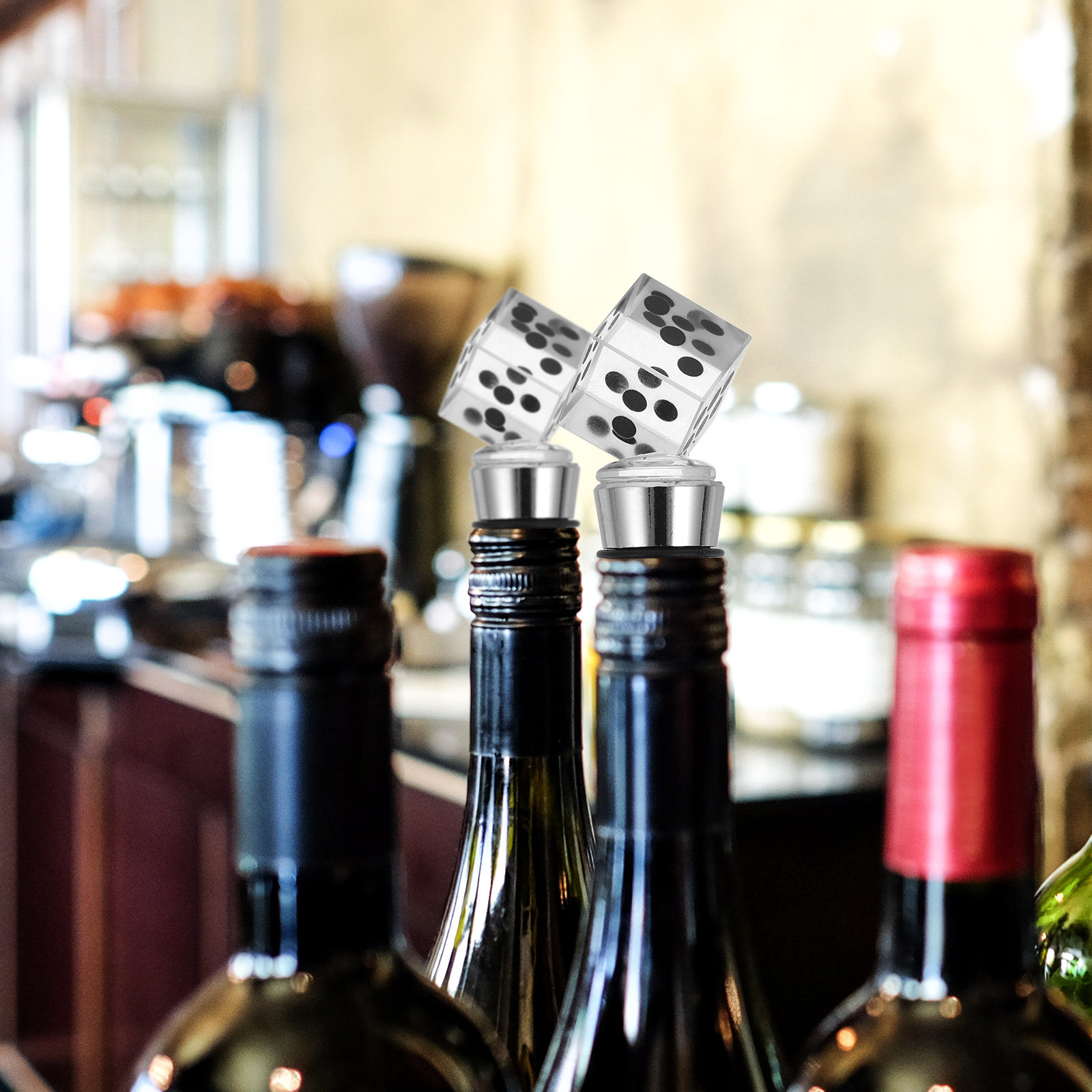 Wine Bottle Size - Прозрачная пробка для винных бутылок, герметичная,