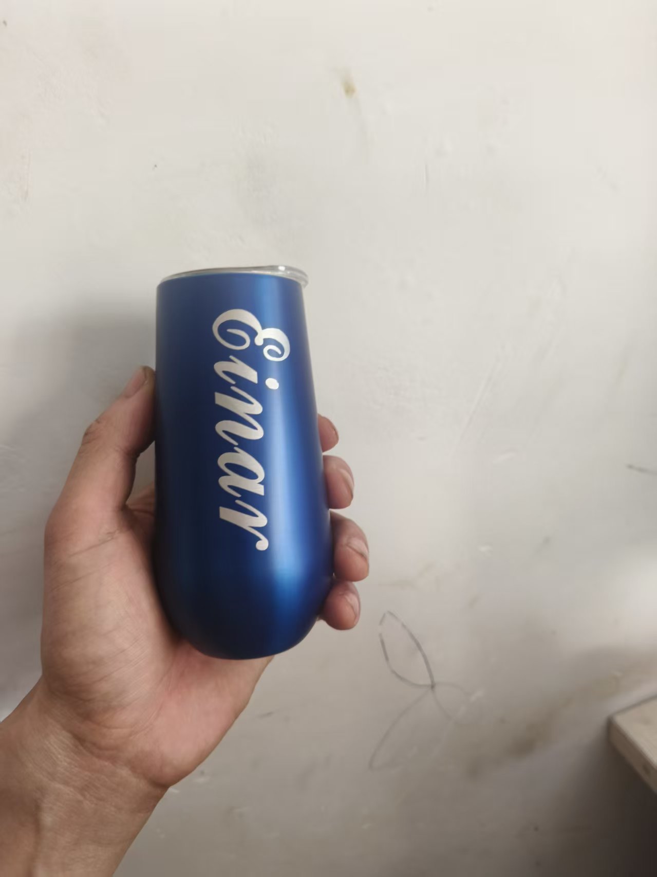 Beer Wine Glass Name - Свадебное имя на заказ, термос из