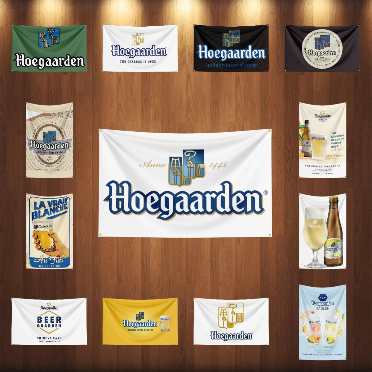 Wine Beer Rum - 3 × 5 футов h-Hoegaardens пивной