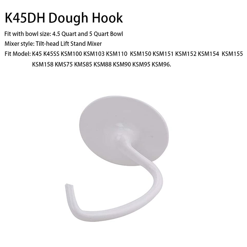 Крюк для теста K45DH, плоская  – обзор и цена Kitchenaid Mixer Hand Mixer