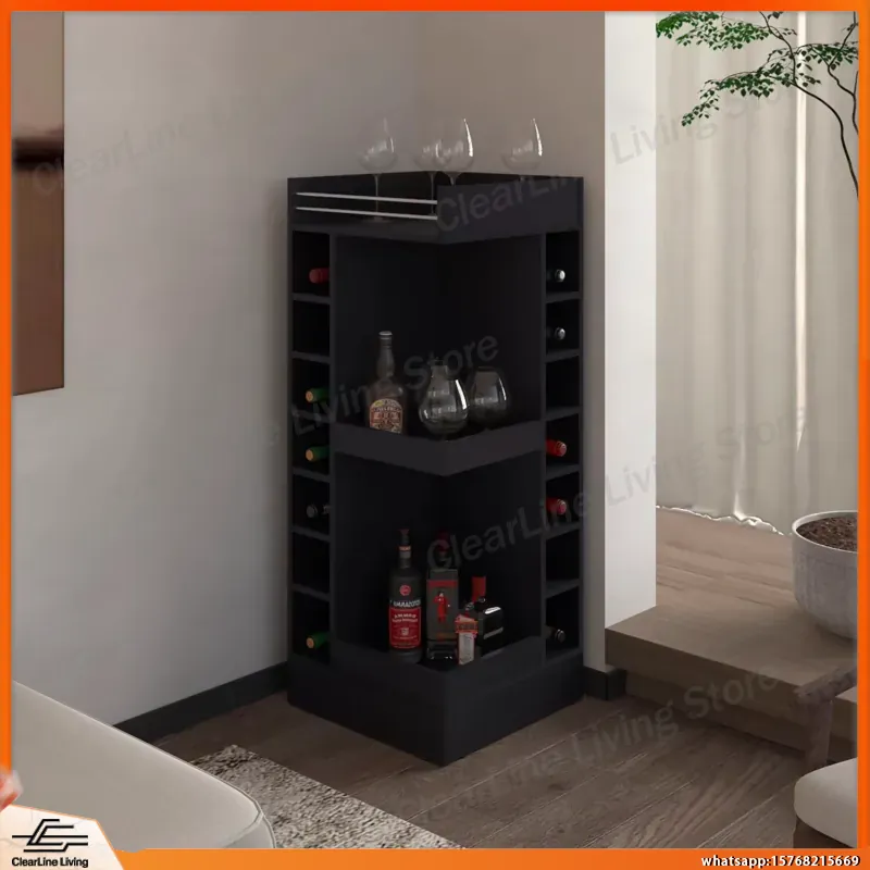 Черный угловой барный шкаф с в – обзор и цена Wine Beer Rum
