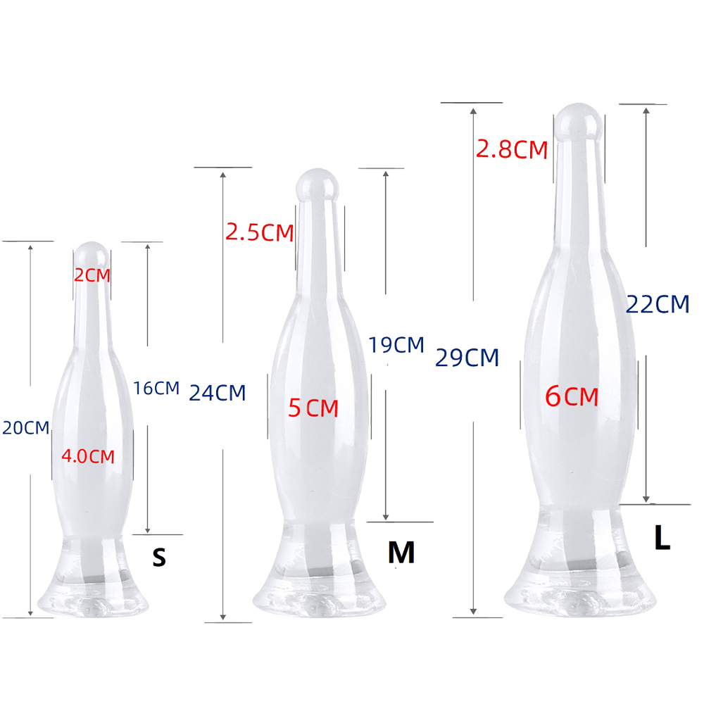 Анальная пробка-дилдо из мягко – обзор и цена Wine Bottle Size