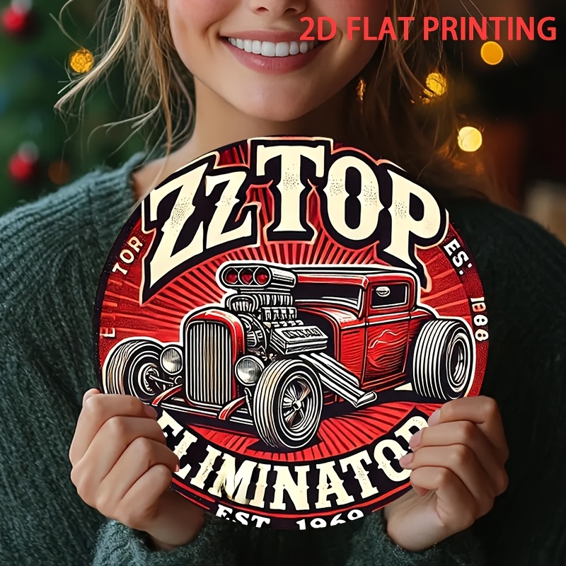 2D Flat, 1 шт. ZZ Top Eliminat – обзор и цена Wine Tag Label