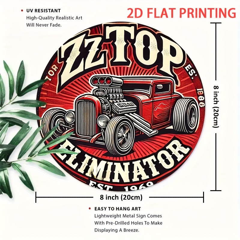 2D Flat, 1 шт. ZZ Top Eliminat – обзор и цена Wine Tag Label