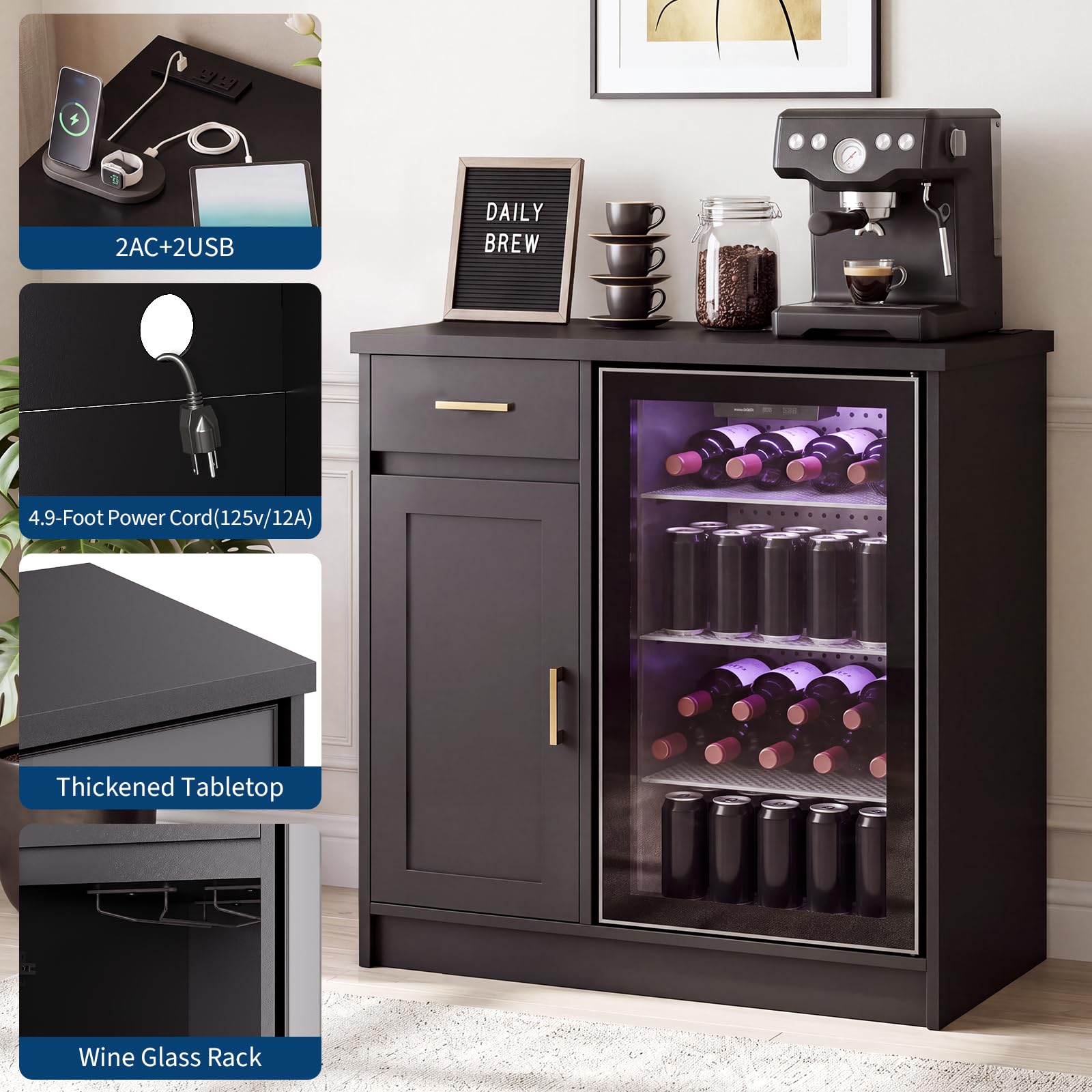 Винный барный шкаф в стиле фер – обзор и цена Wine Beer Cooler