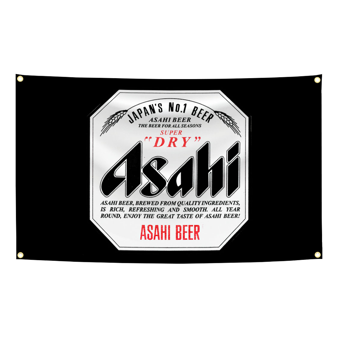 Флаг-гобелен A-Asahis 90x150 с – обзор и цена Wine Beer Rum