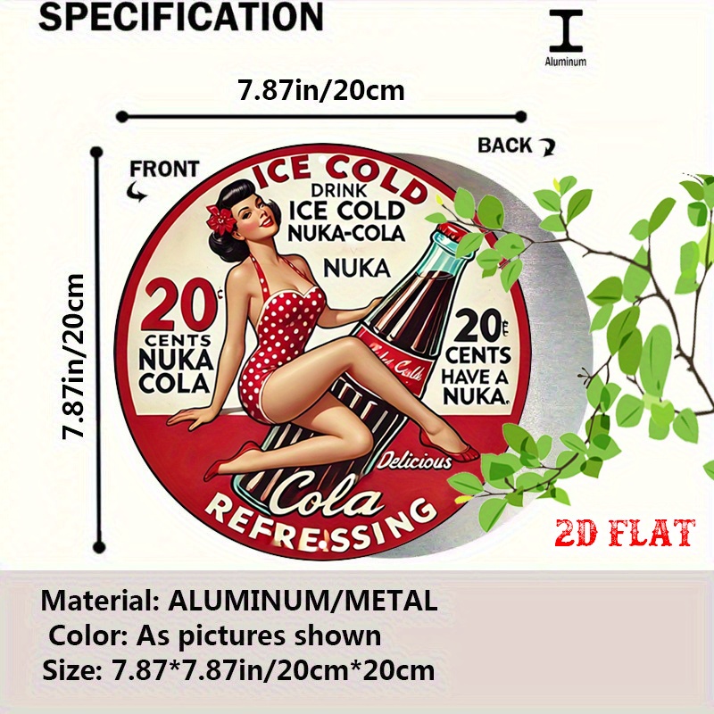 2D Flat, 1 шт. Ретро Pin-Up 7, – обзор и цена Wine Tag Label