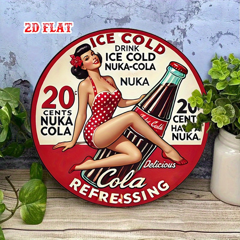 2D Flat, 1 шт. Ретро Pin-Up 7, – обзор и цена Wine Tag Label