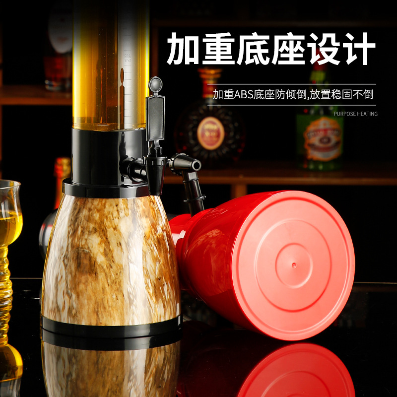 Креативная светящаяся колонна  – обзор и цена Wine Beer Juice
